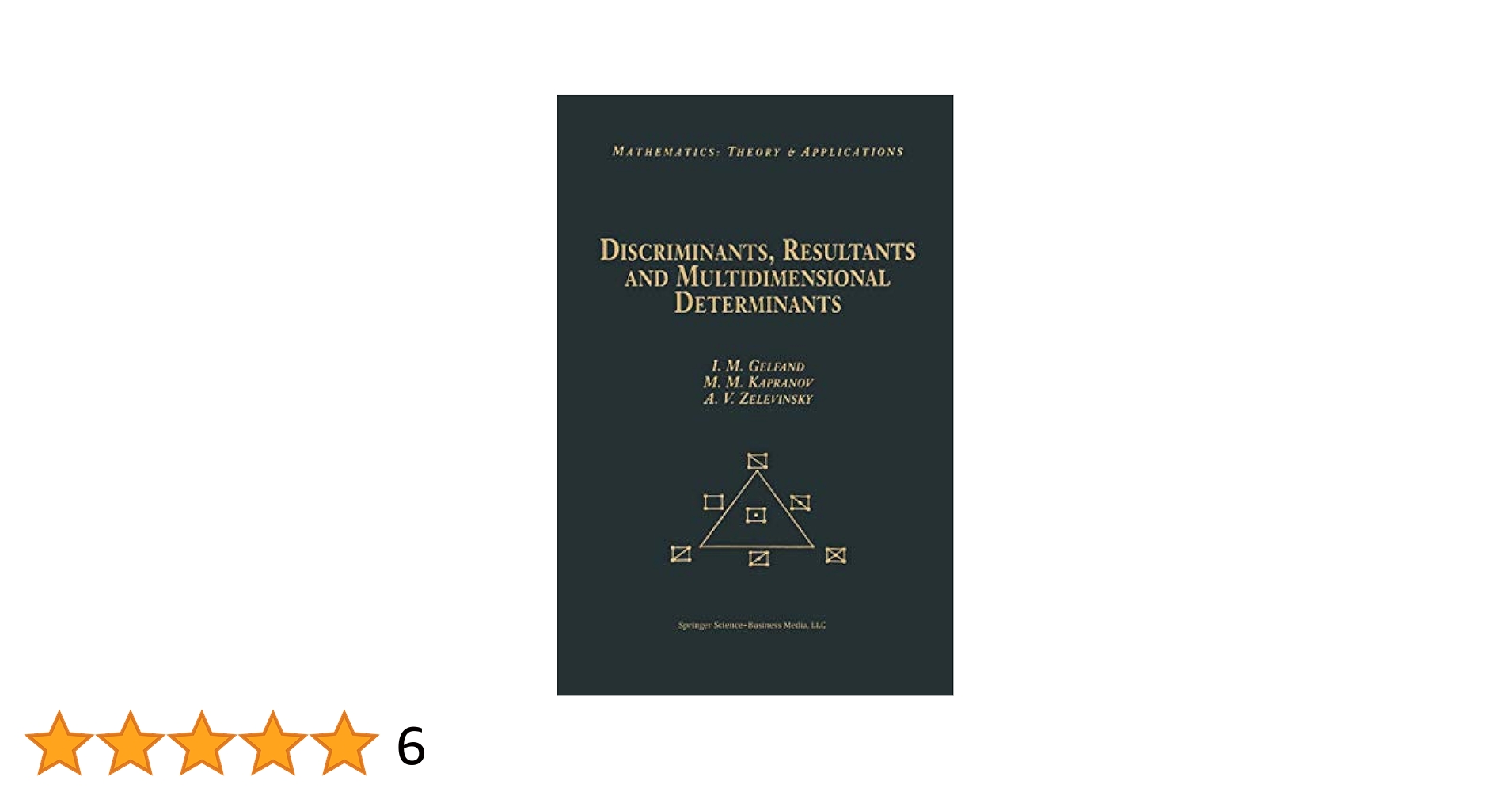 Discriminants, Resultants, and Multidimensional Determinants